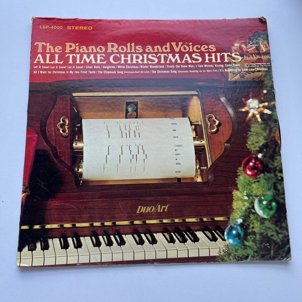 Vintage Vinyl Record Christmas Hits RCA Victor 12-inch